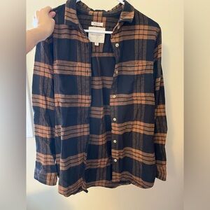 Thread & Supply plaid button up size small